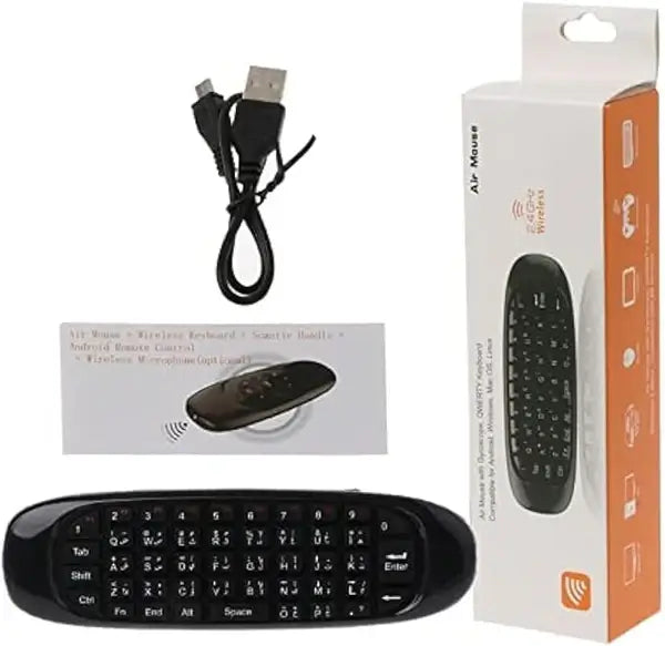 Wireless Air Mouse Keyboard 3-in-1 Multifunctional Solution