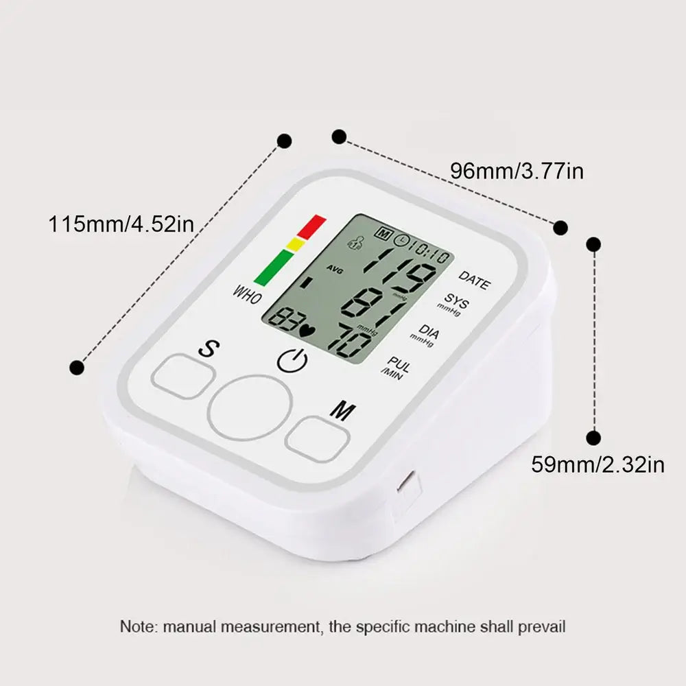 Portable Blood Pressure Monitor | Household Arm Band Sphygmomanometer