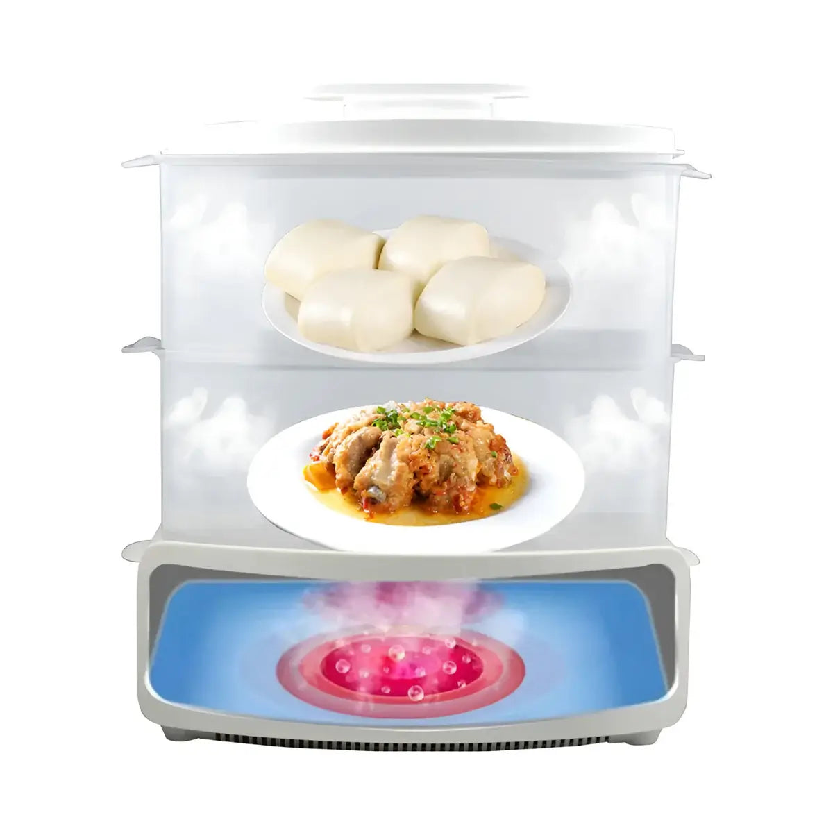 Electric Steamer and Defroster - Simplify Your Healthy Cooking