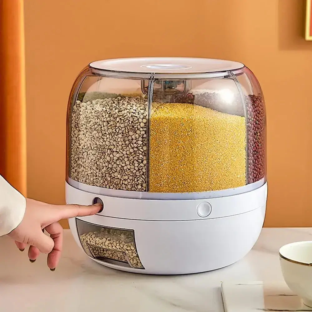 Rotating Food Dispenser - Convenient, Space-Saving Storage Solution