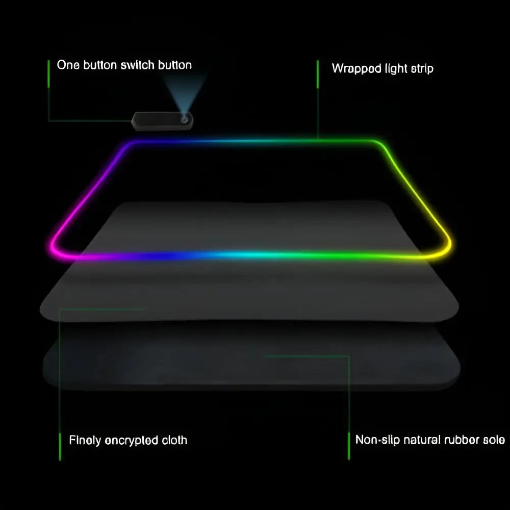 RGB Gaming Mouse Mat – Elevate Your Gaming Experience