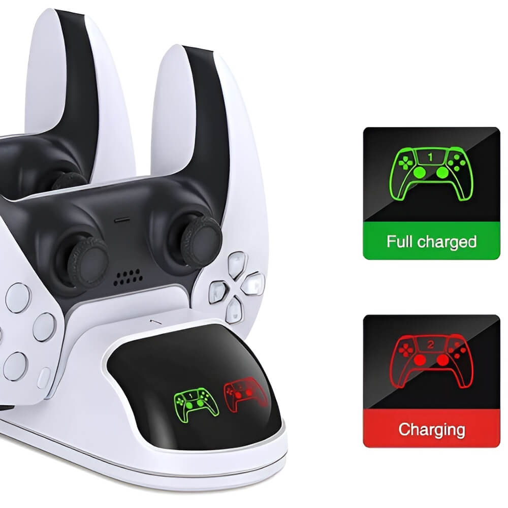 PS5 Controller Charging Station Fast & Secure Dual Charging